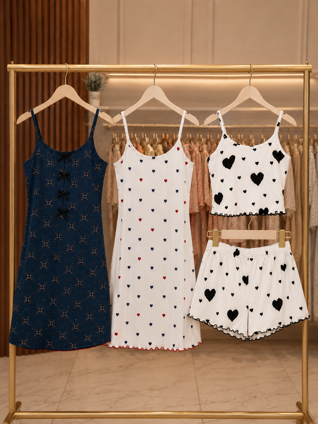 Pack 3 pyjamas été
