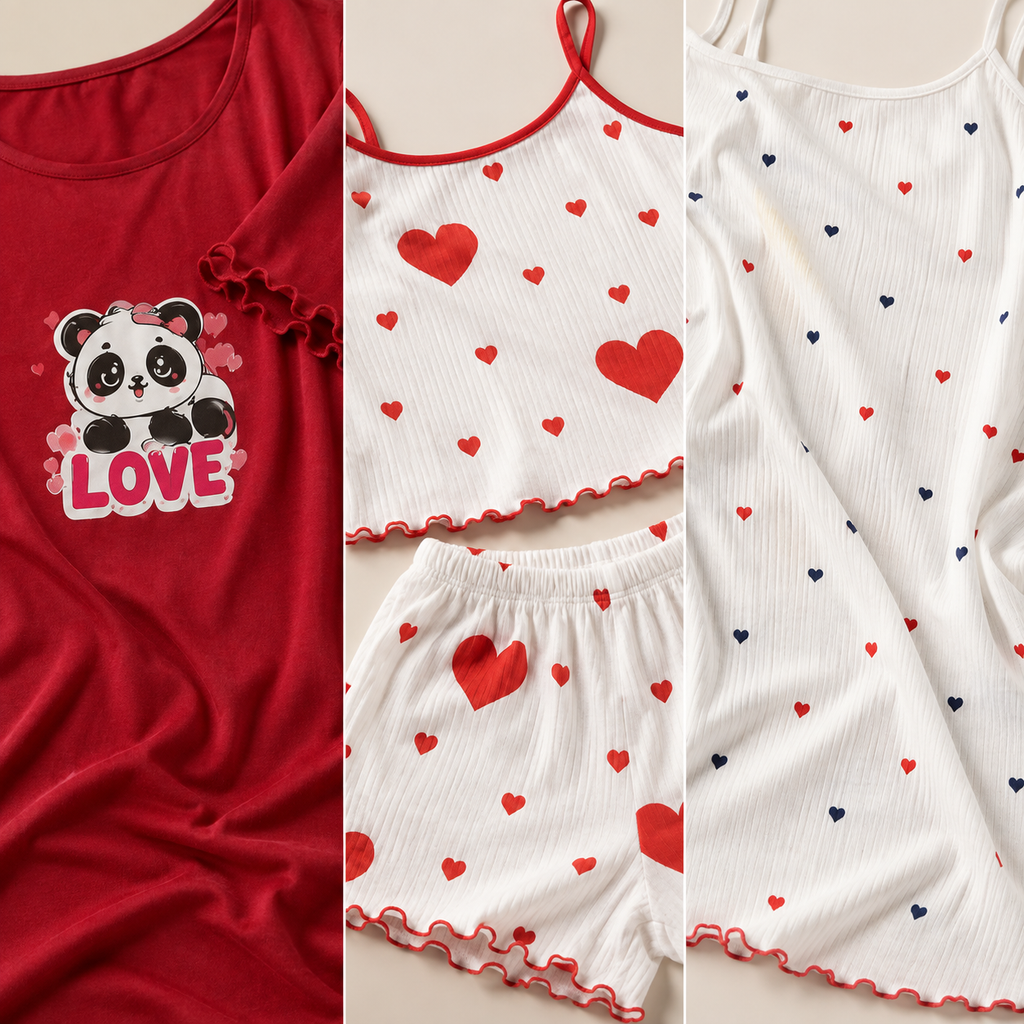 Pack 3 pyjamas été