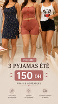 Pack 3 pyjamas été