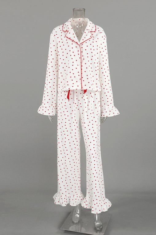 Ensemble Chemise Cœurs