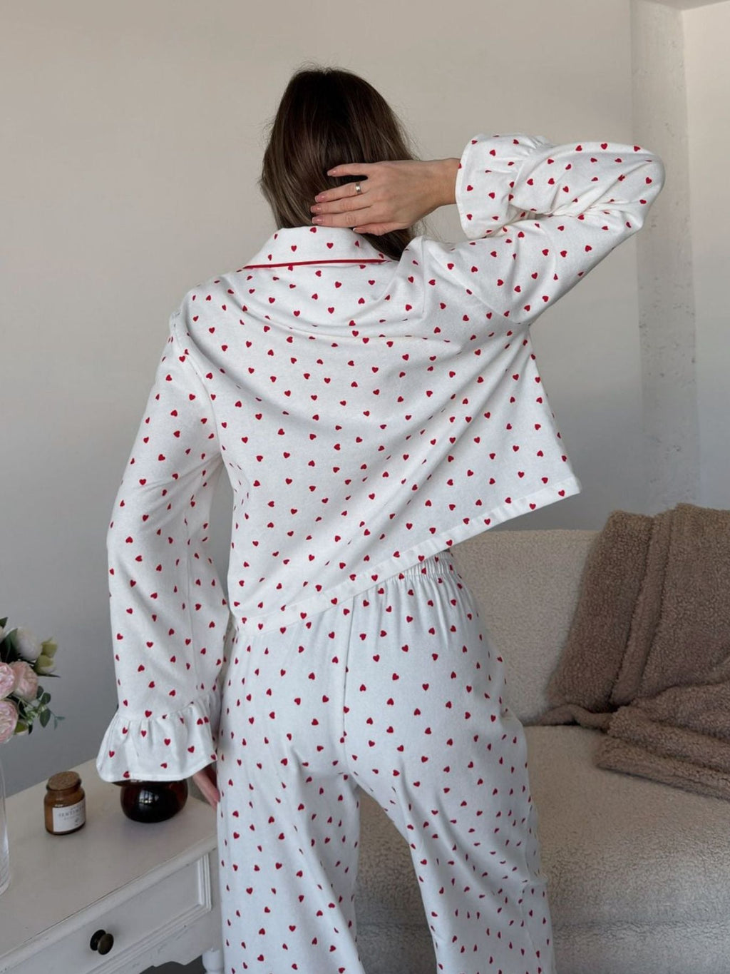 Ensemble Chemise Cœurs